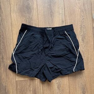 BDG Black Athletic Shorts